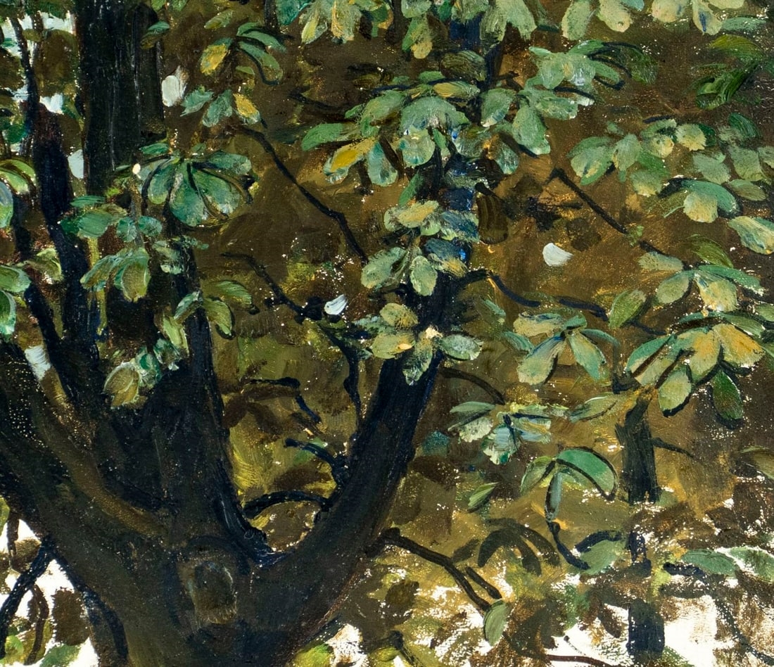 Artwork by Robert van Vorst Sewell, Landscape, Made of oil on board