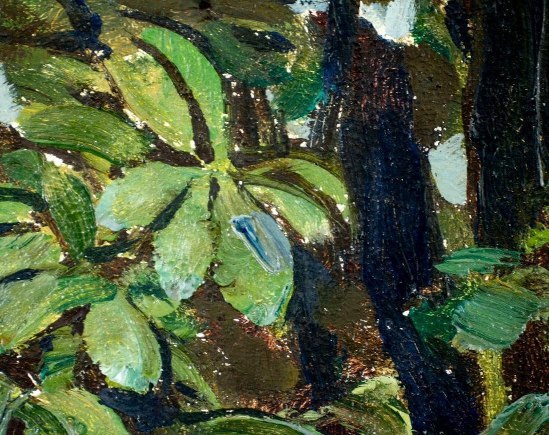 Artwork by Robert van Vorst Sewell, Landscape, Made of oil on board