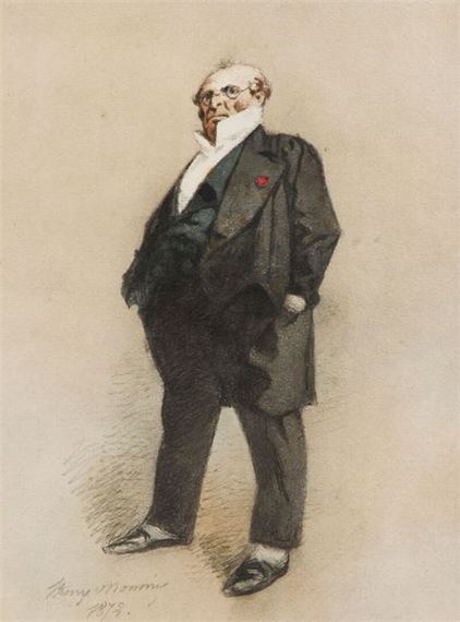 Lot by Henry Monnier, dated 1872