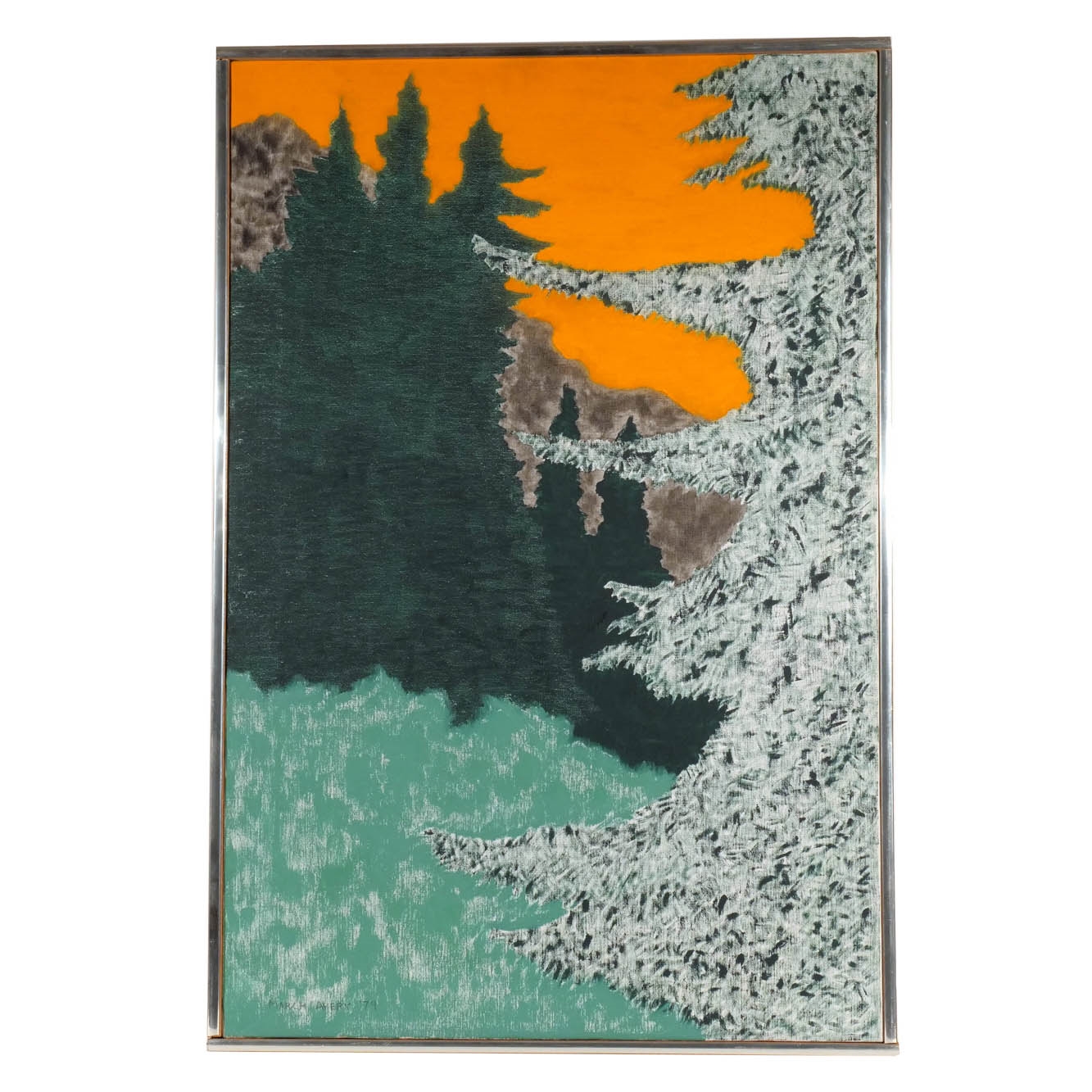 Artwork by March Avery, &#39;Austrian Alps&#39;, 1979, Made of Oil on canvas