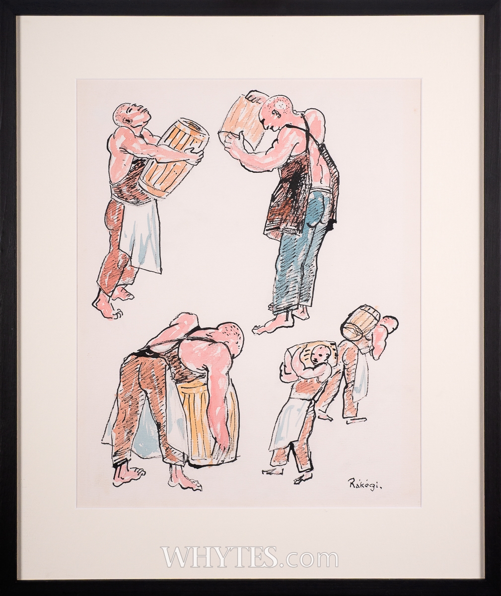 Basil Ivan Rakoczi | Title : MAN AND BARREL Frame dimensions : 21 ...