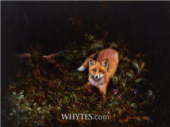 Title : ON THE PROWL Frame dimensions : 17 by 21in - Janetta Mellet