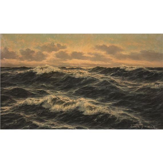 Waving sea by Fritz Haack