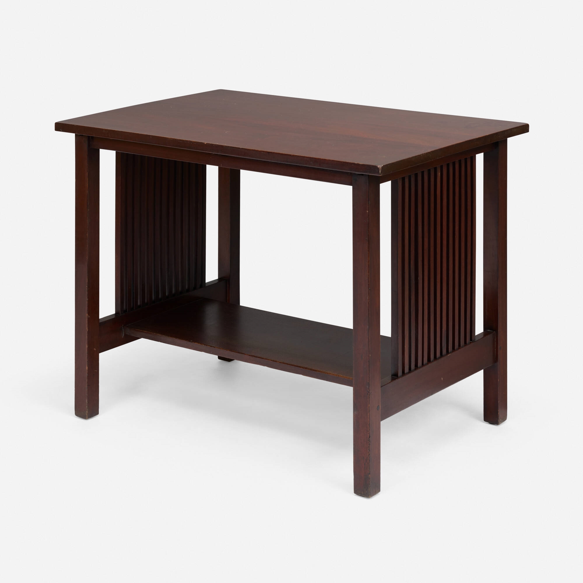Gustav Stickley | Spindle library table, model 655 (Circa 1907) | MutualArt