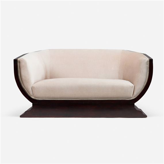 Settee by André Domin, Marcel Genevrière, circa 1930