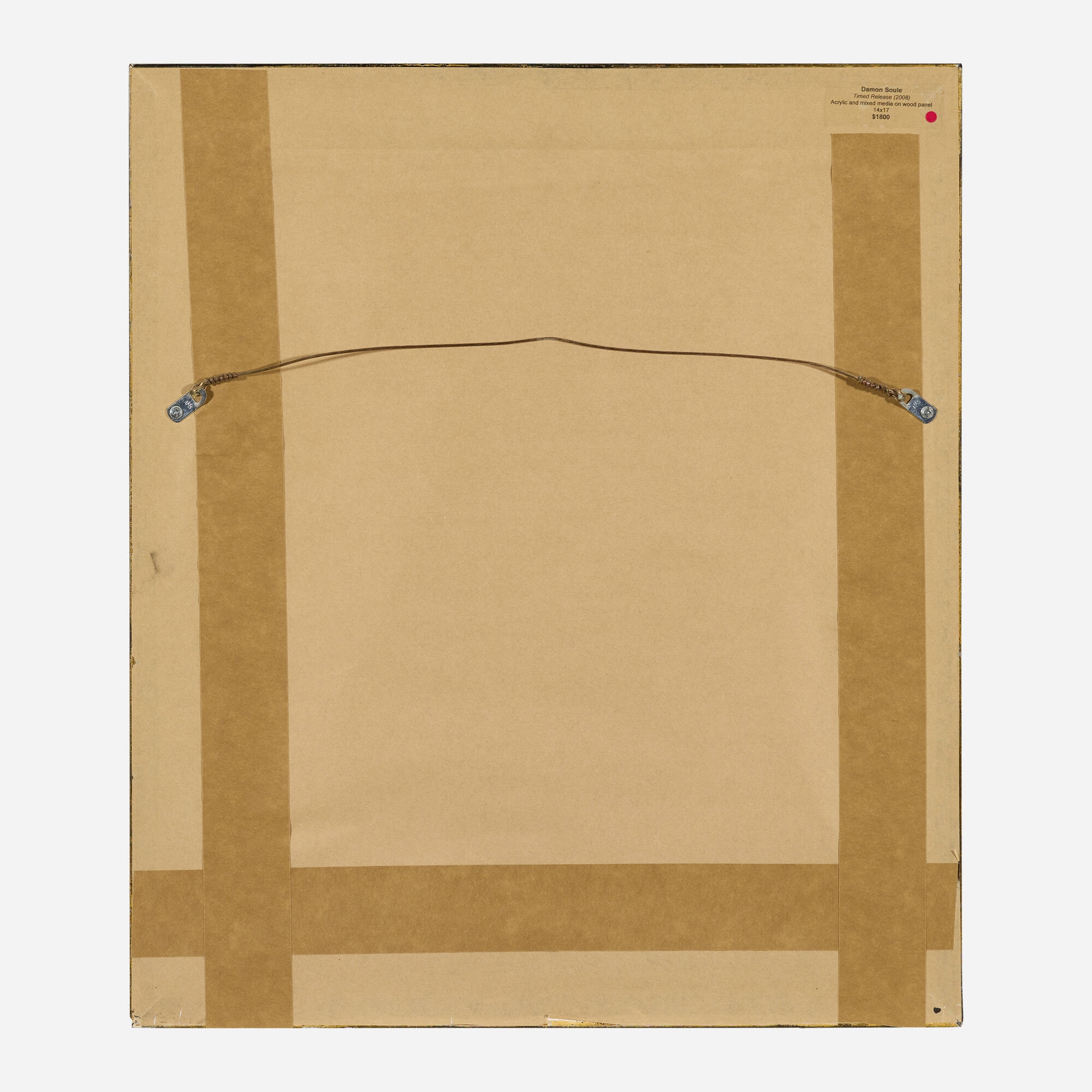 Artwork by Damon Soule, Timed Release, Made of acrylic and mixed media on panel