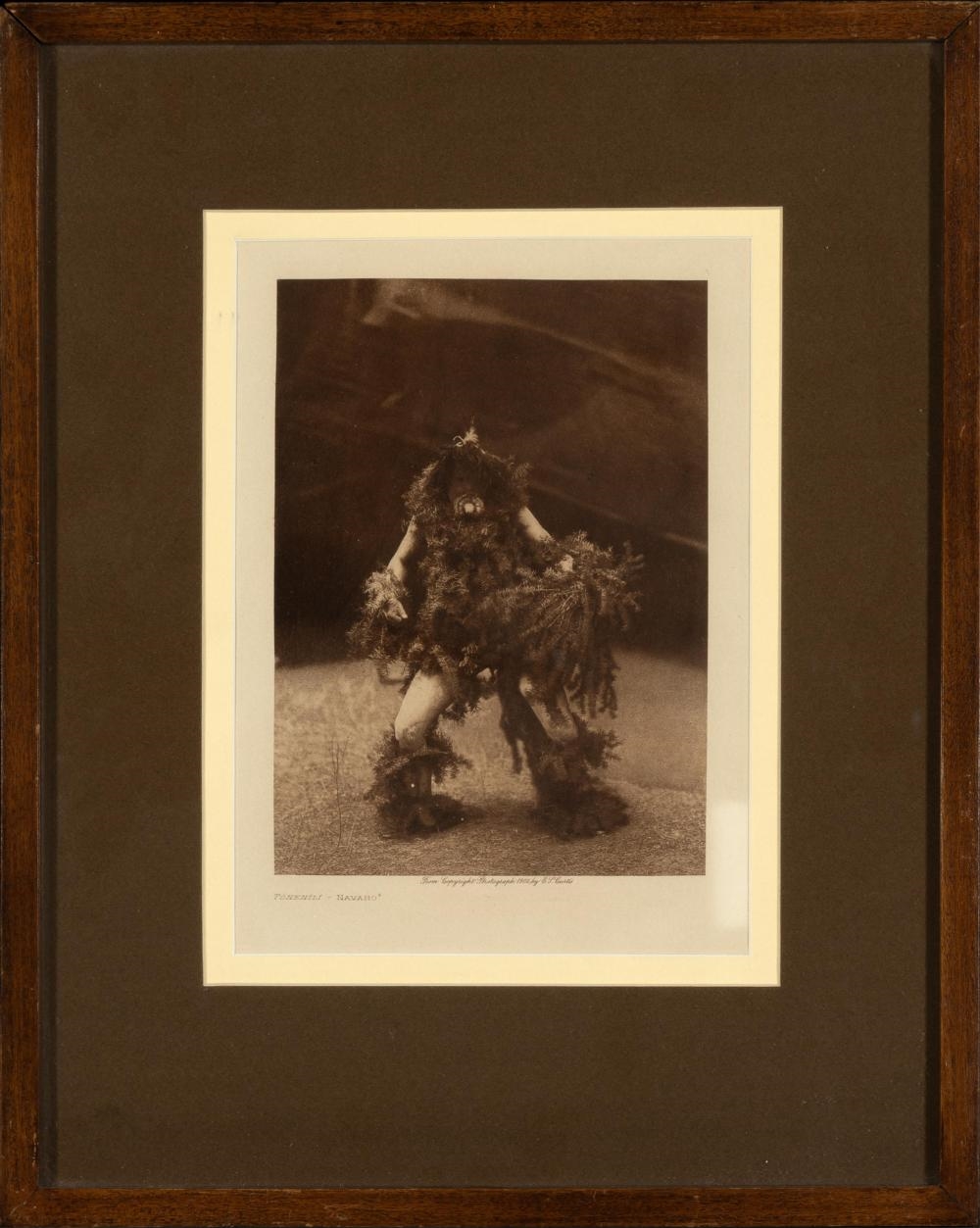 Edward S. Curtis | Two Photogravures: Tónenílí - Navajo, 1904 + Sacred ...