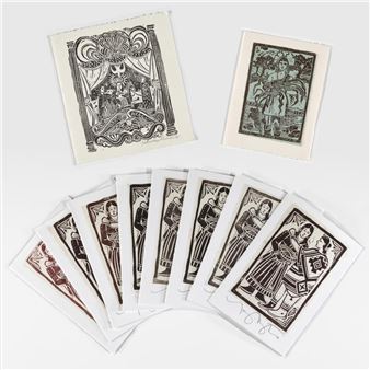 Group of Ten Cards - Tony Abeyta