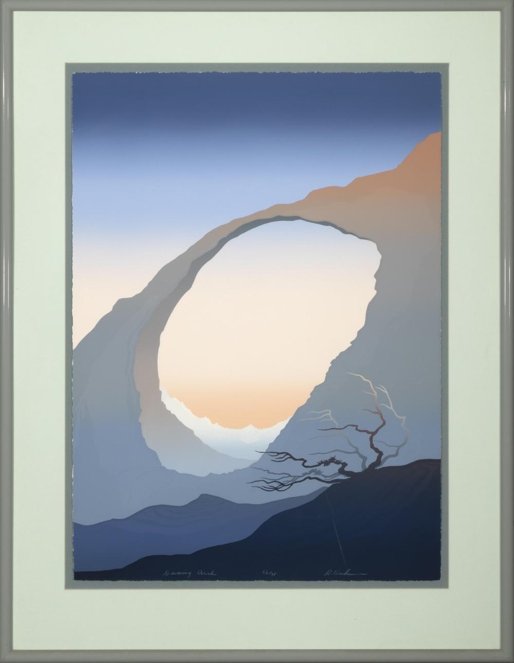 Artwork by Ron Hoeksema, Dawning Arch, Made of serigraph