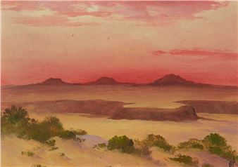 Volcanoes - Near Albuquerque - Willard Page