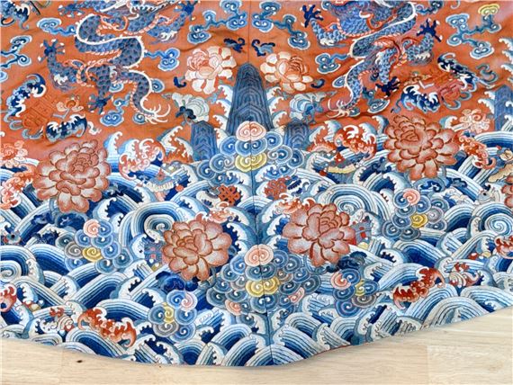 Dragon | Han Chinese Mang Ao Woman's Dragon Robe (Circa 1870) | MutualArt