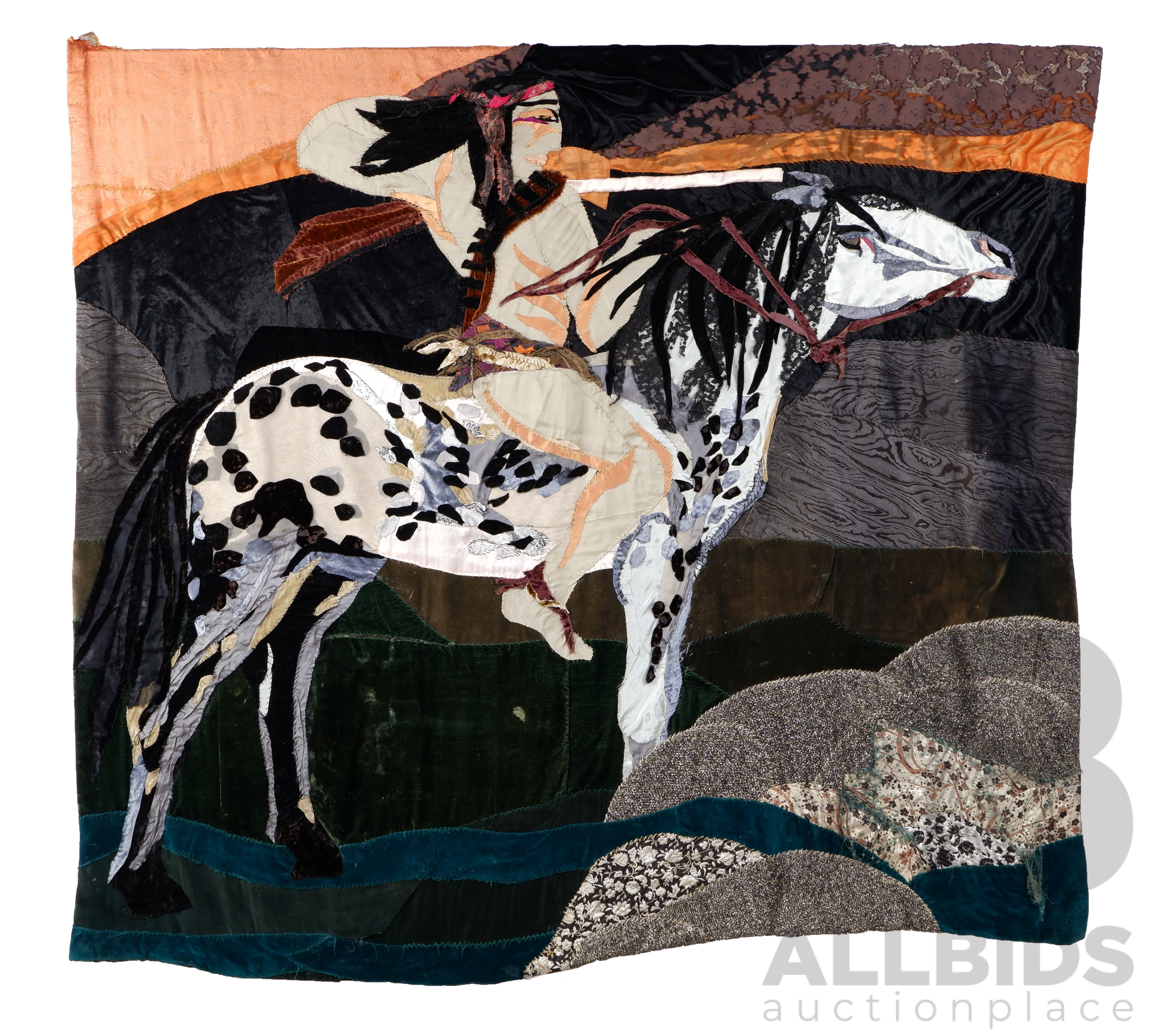 Artwork by Vivienne Pengilley, Vivienne Pengilley, Made of Fabric on Hessian