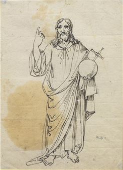 Kristus jako Salvator Mundi - Johann Peter Molitor