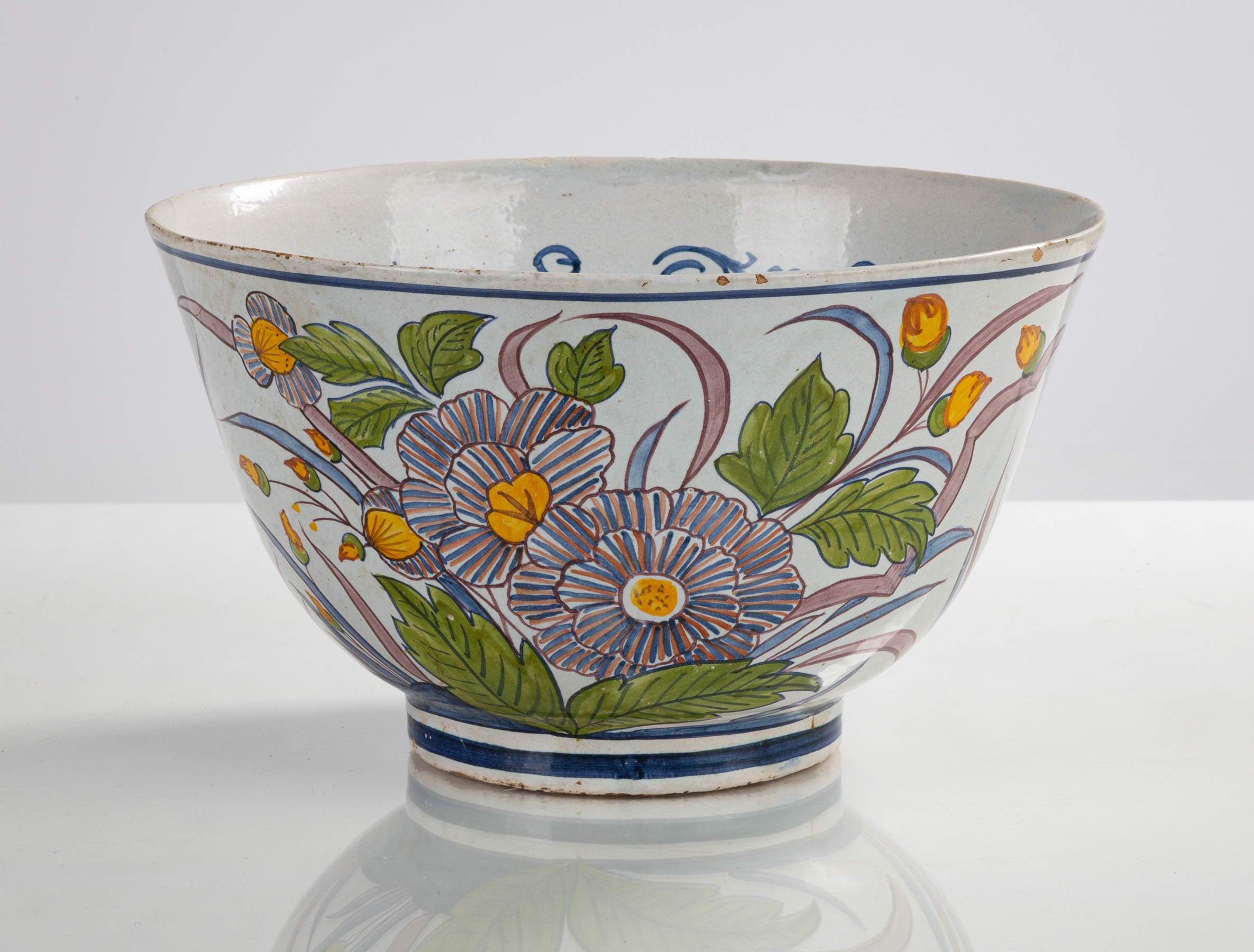 Delft | 18th Century Delft Polychrome Bowl | MutualArt
