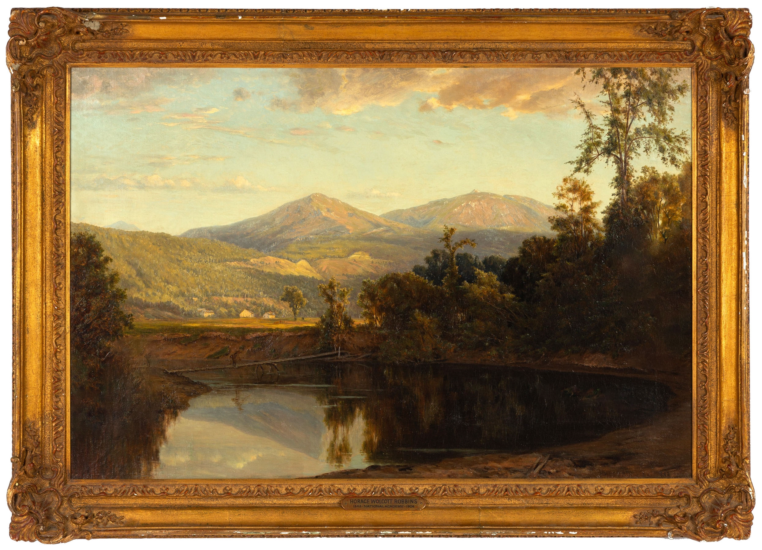 Artwork by Horace Wolcott Robbins, Keene Valley View, 1882, Made of Oil on canvas
