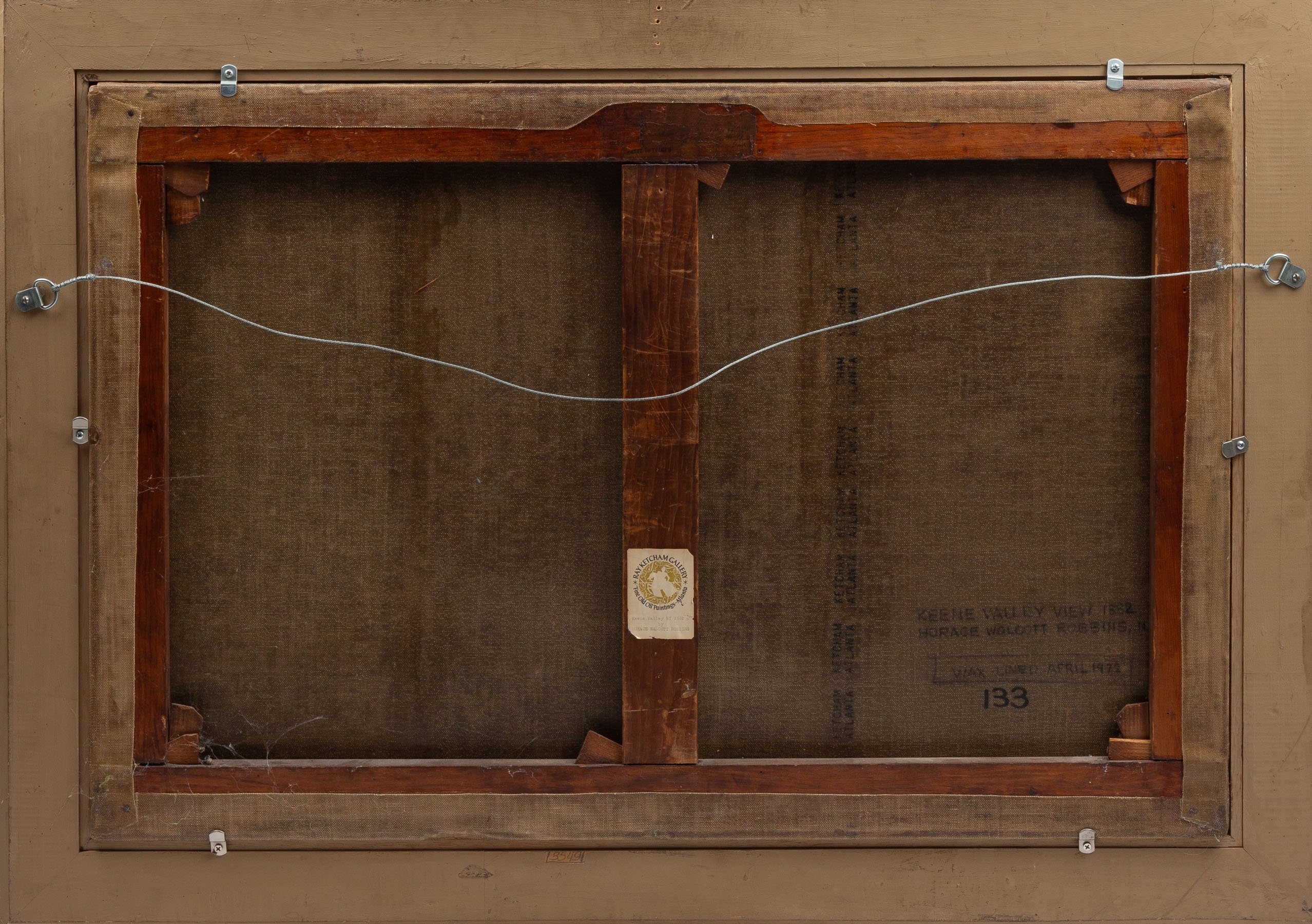 Artwork by Horace Wolcott Robbins, Keene Valley View, 1882, Made of Oil on canvas