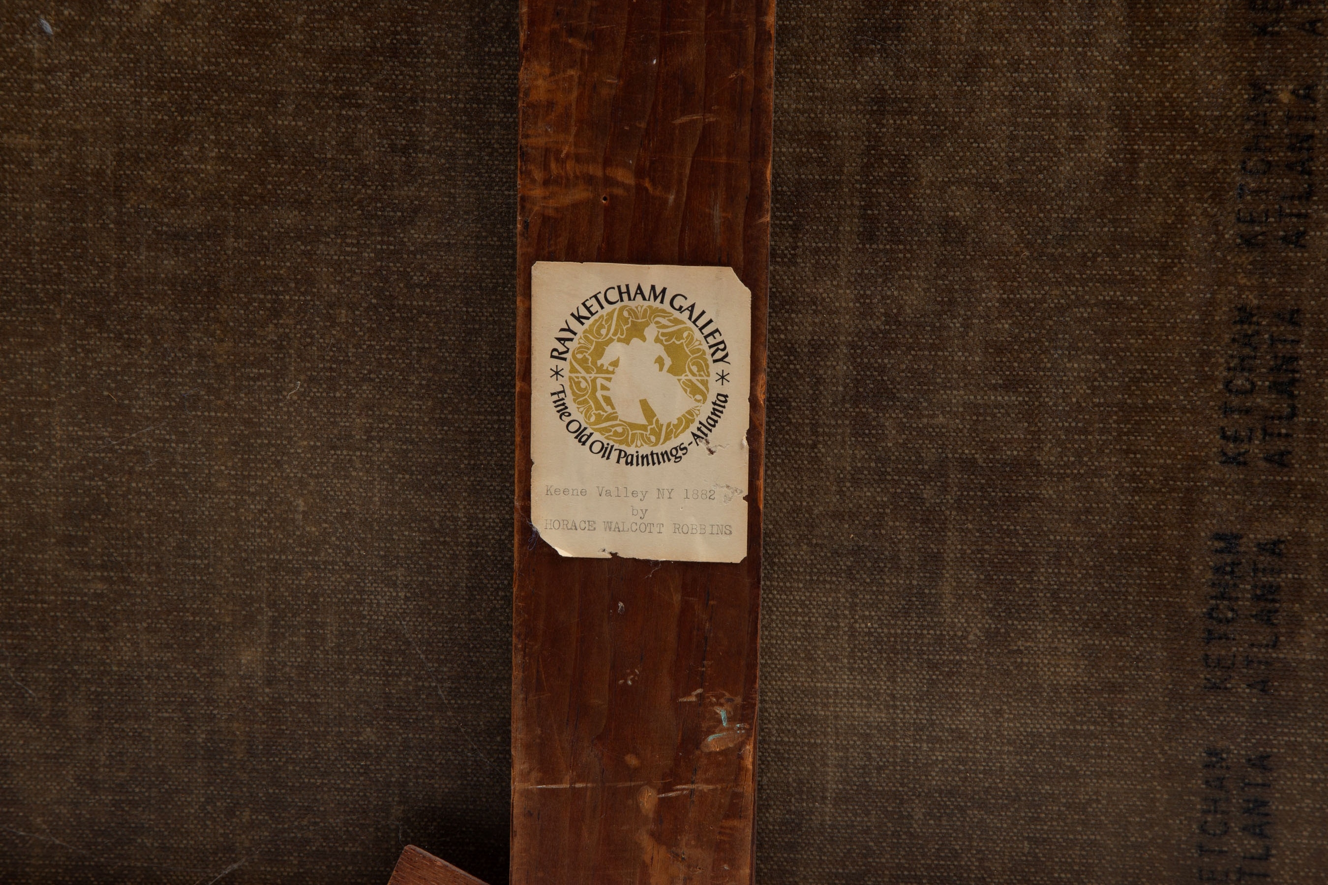 Artwork by Horace Wolcott Robbins, Keene Valley View, 1882, Made of Oil on canvas