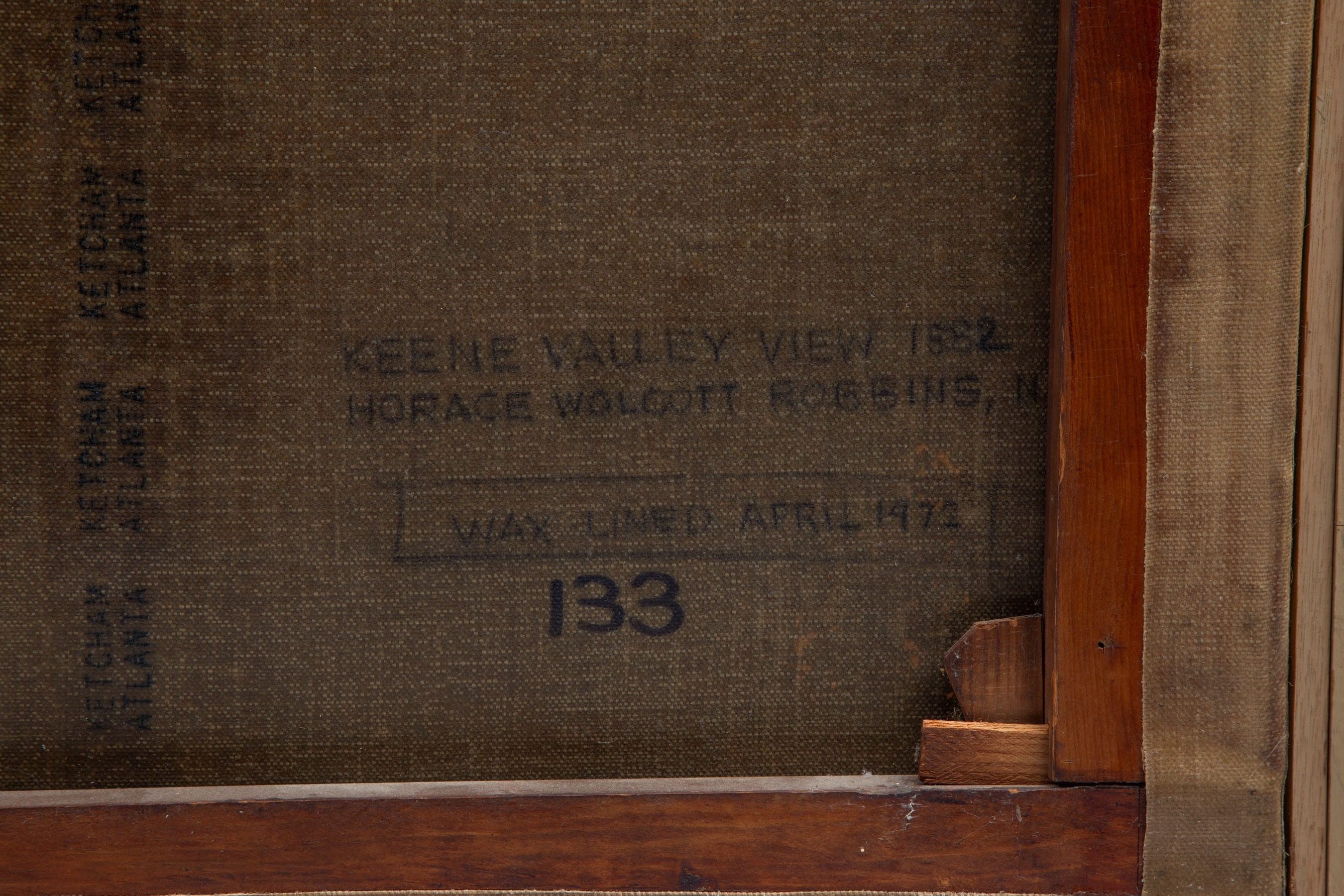 Artwork by Horace Wolcott Robbins, Keene Valley View, 1882, Made of Oil on canvas