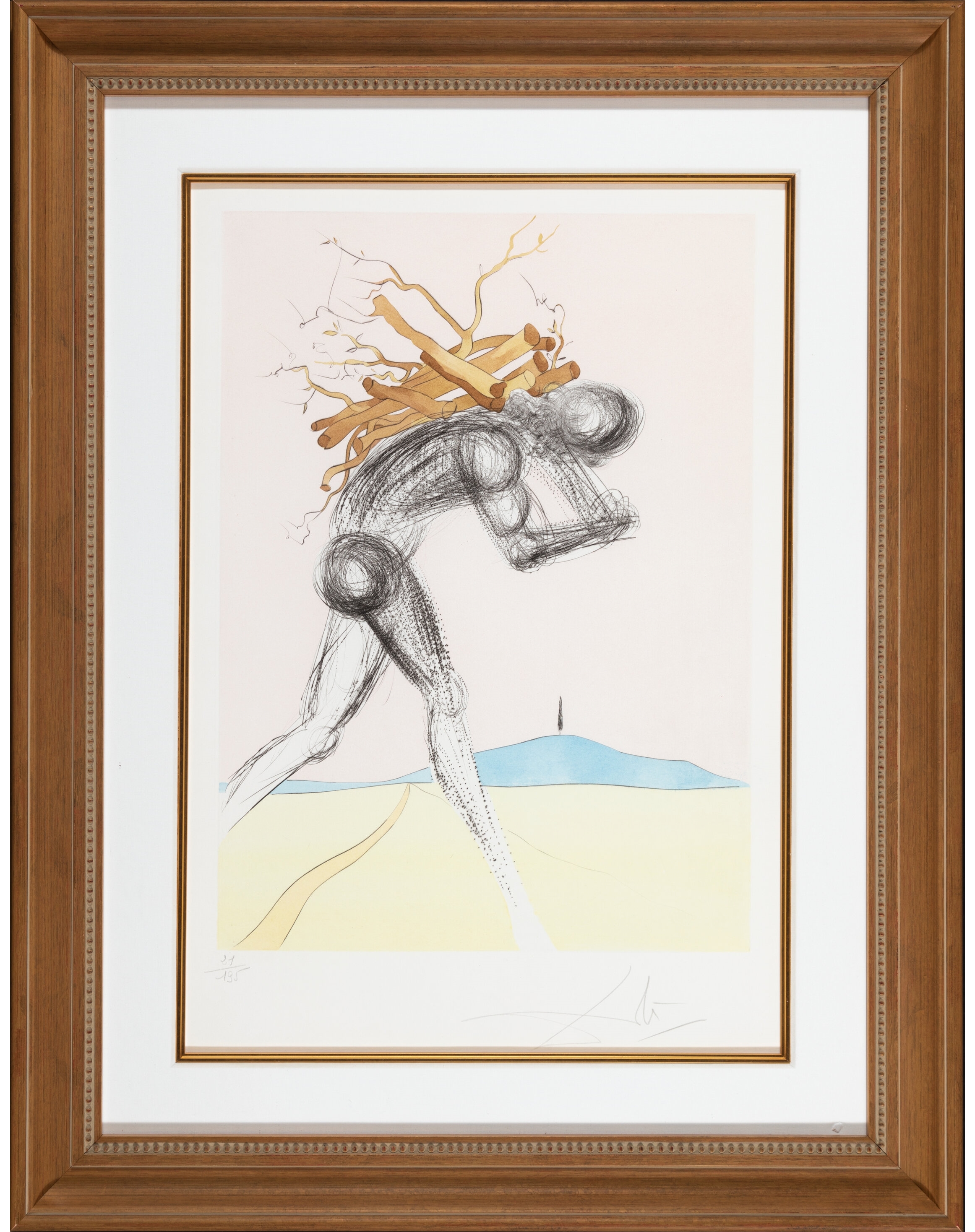 Salvador Dalí | Issachar, from Twelve Tribes of Israel (1972) | MutualArt