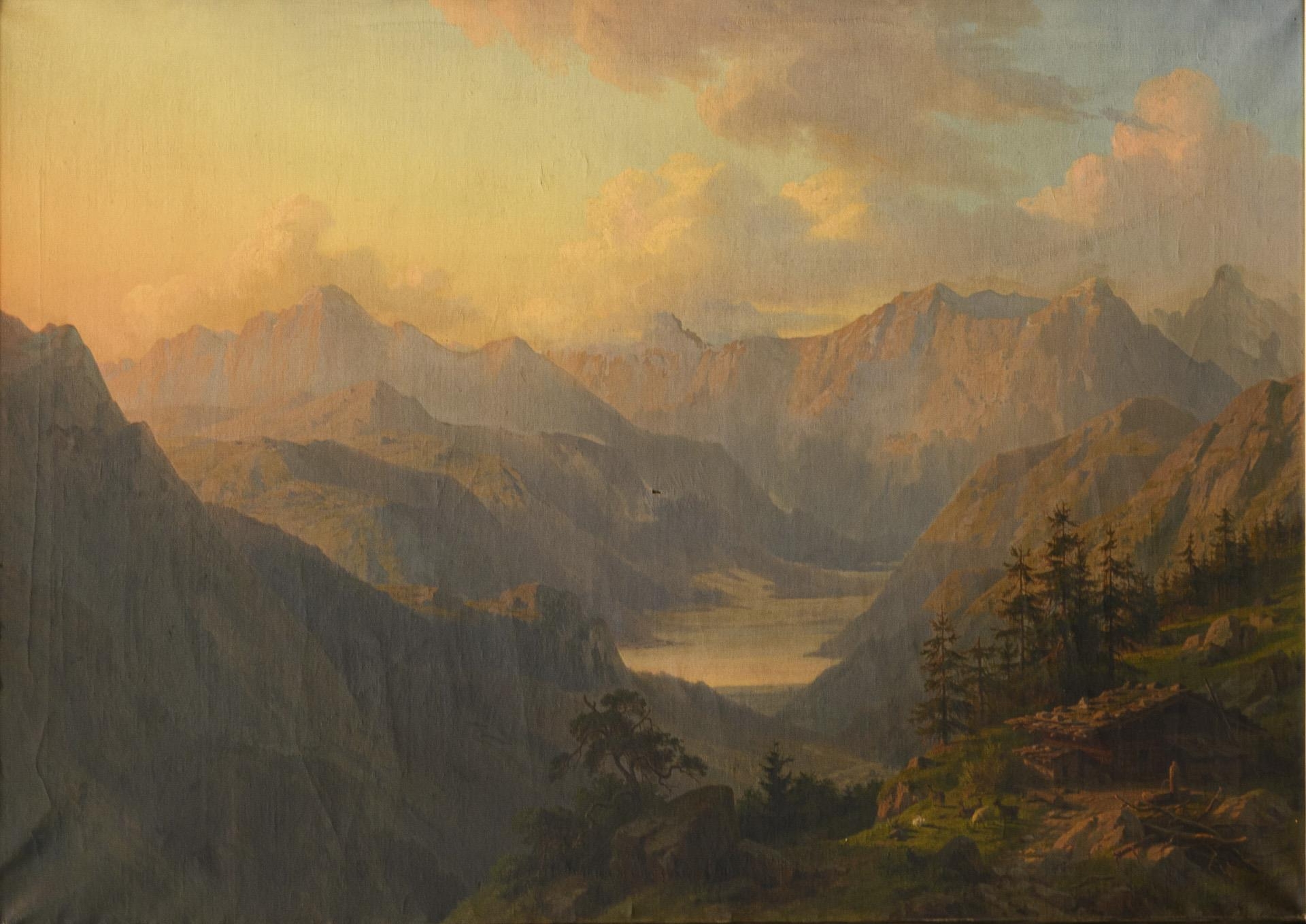 Artwork by Edmund Wodick, Landscape, Made of Oil/canvas