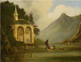 The Tell Chapel on Lake Lucerne - R. Hofer