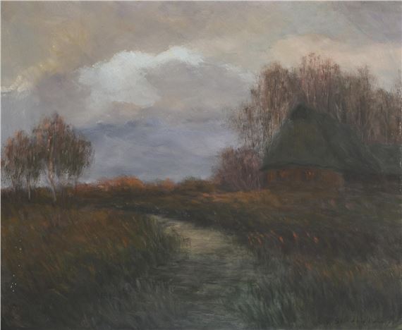 Kate am Waldrand by Fedor Szerbakow, (19)80