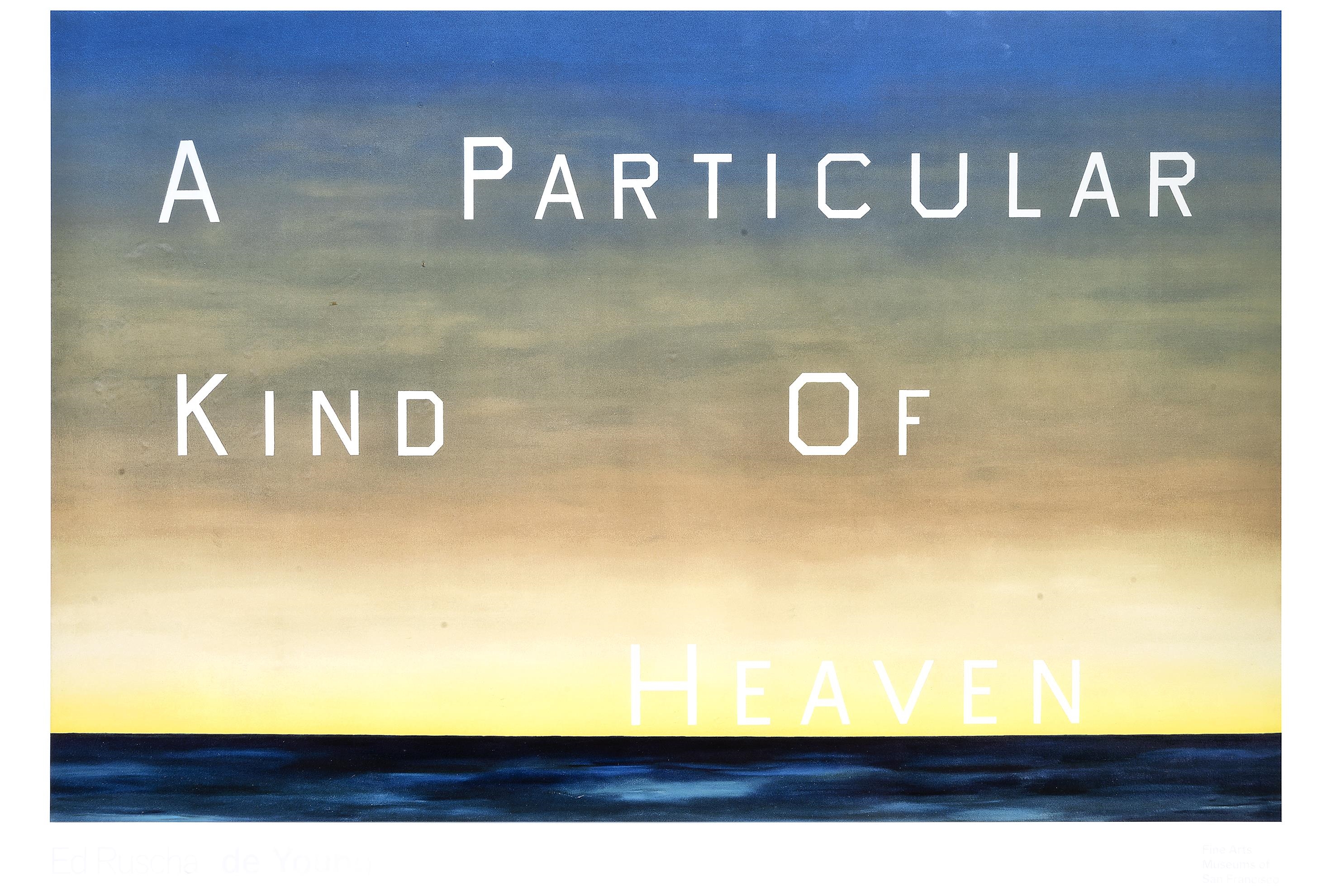 Ed Ruscha | A Particular Kind Of Heaven (1983) | MutualArt