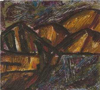 Landschaft in Braun - Genko Genkov