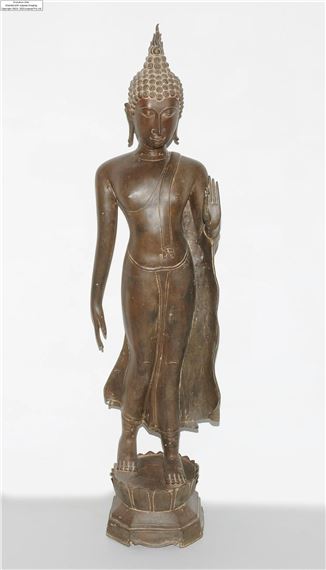 Schreitender Buddha by Thai School, 19th Century, 19.Jh