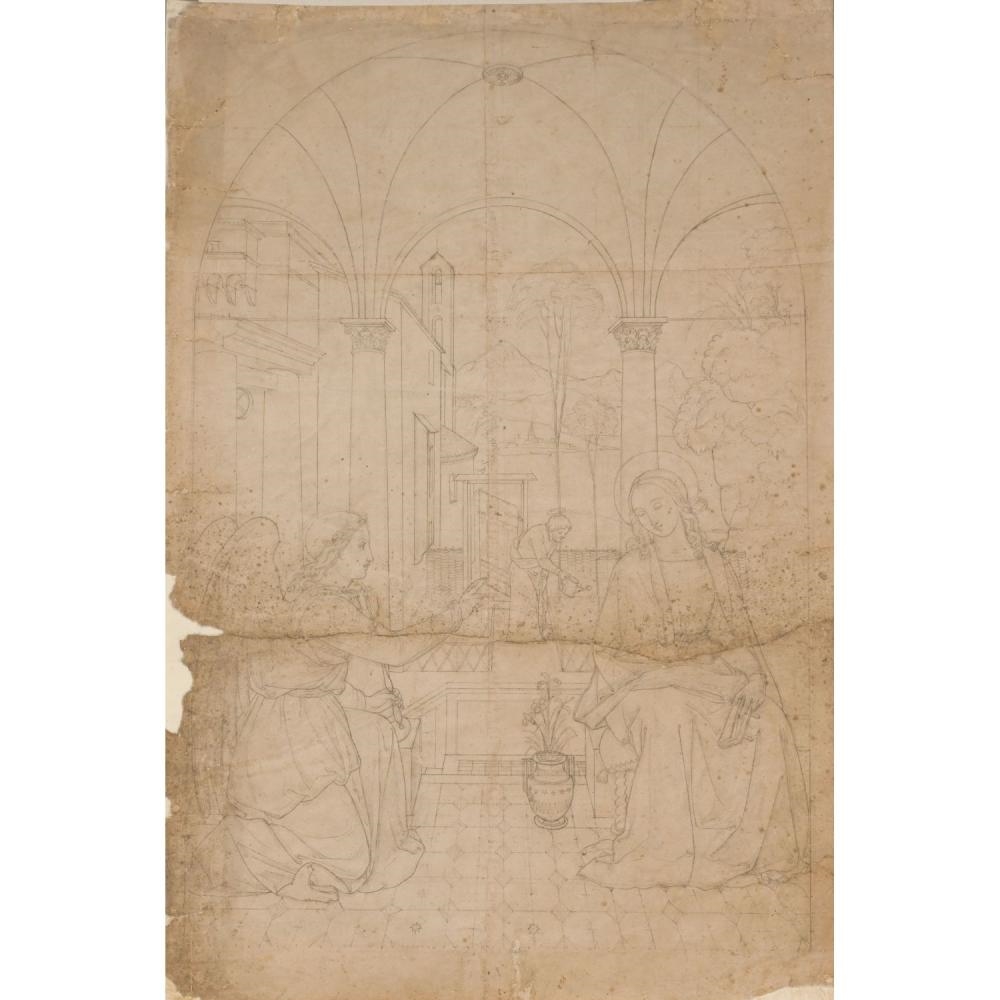 Artwork by Johann Friedrich Overbeck, L'ANNONCIATION, Made of Photograph