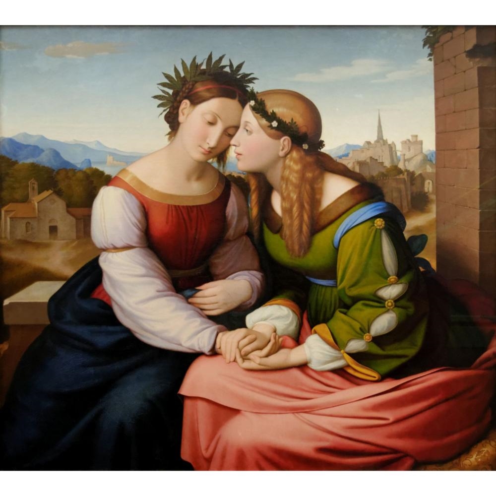 Artwork by Johann Friedrich Overbeck, L'ANNONCIATION, Made of Photograph