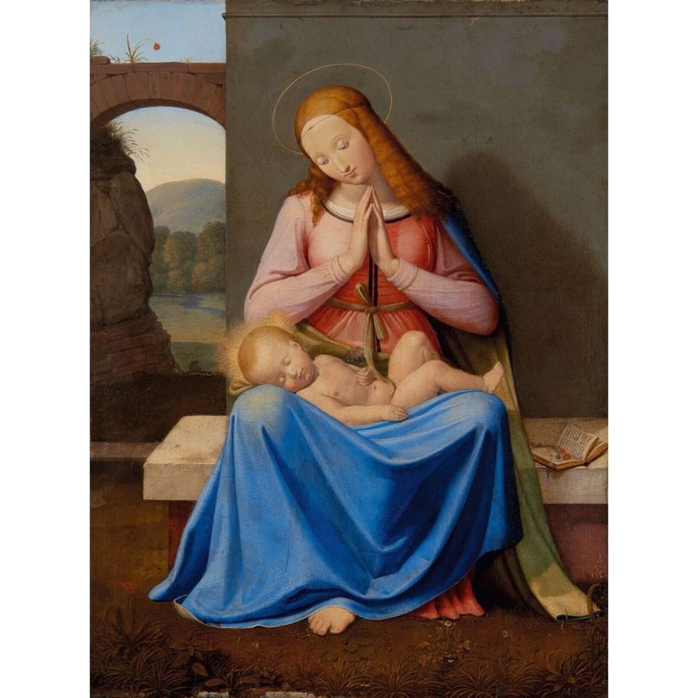 Artwork by Johann Friedrich Overbeck, L'ANNONCIATION, Made of Photograph
