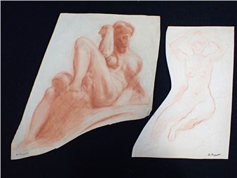 Etudes de nues - Albert Huyot