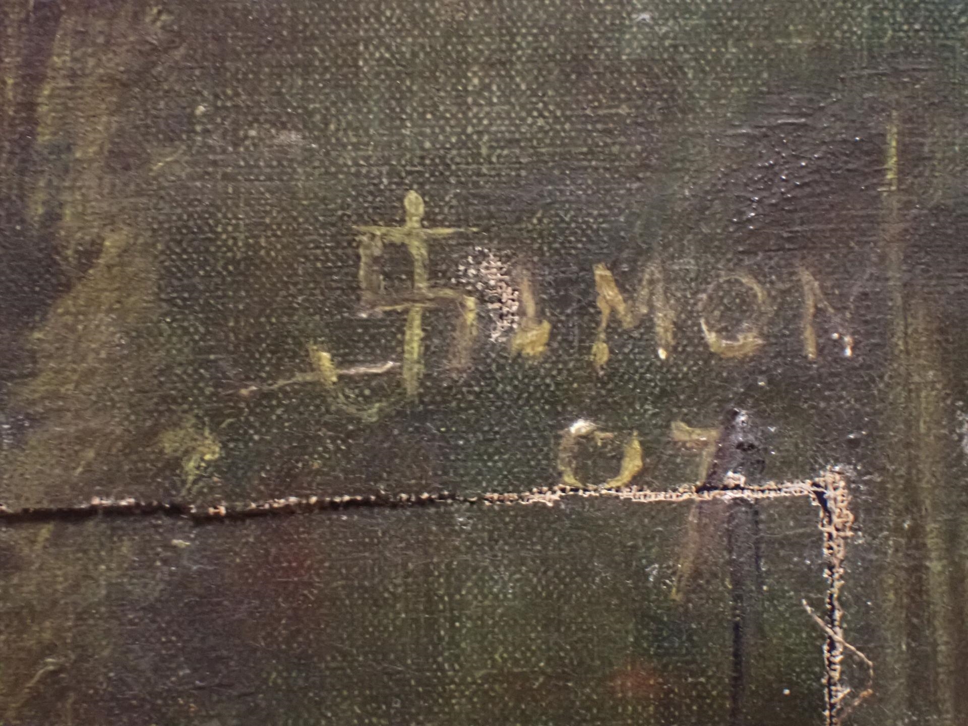 Artwork by J. Simon, SIMON J (XIXème ?) : Les deux frères en col de marin, Made of oil on canvas