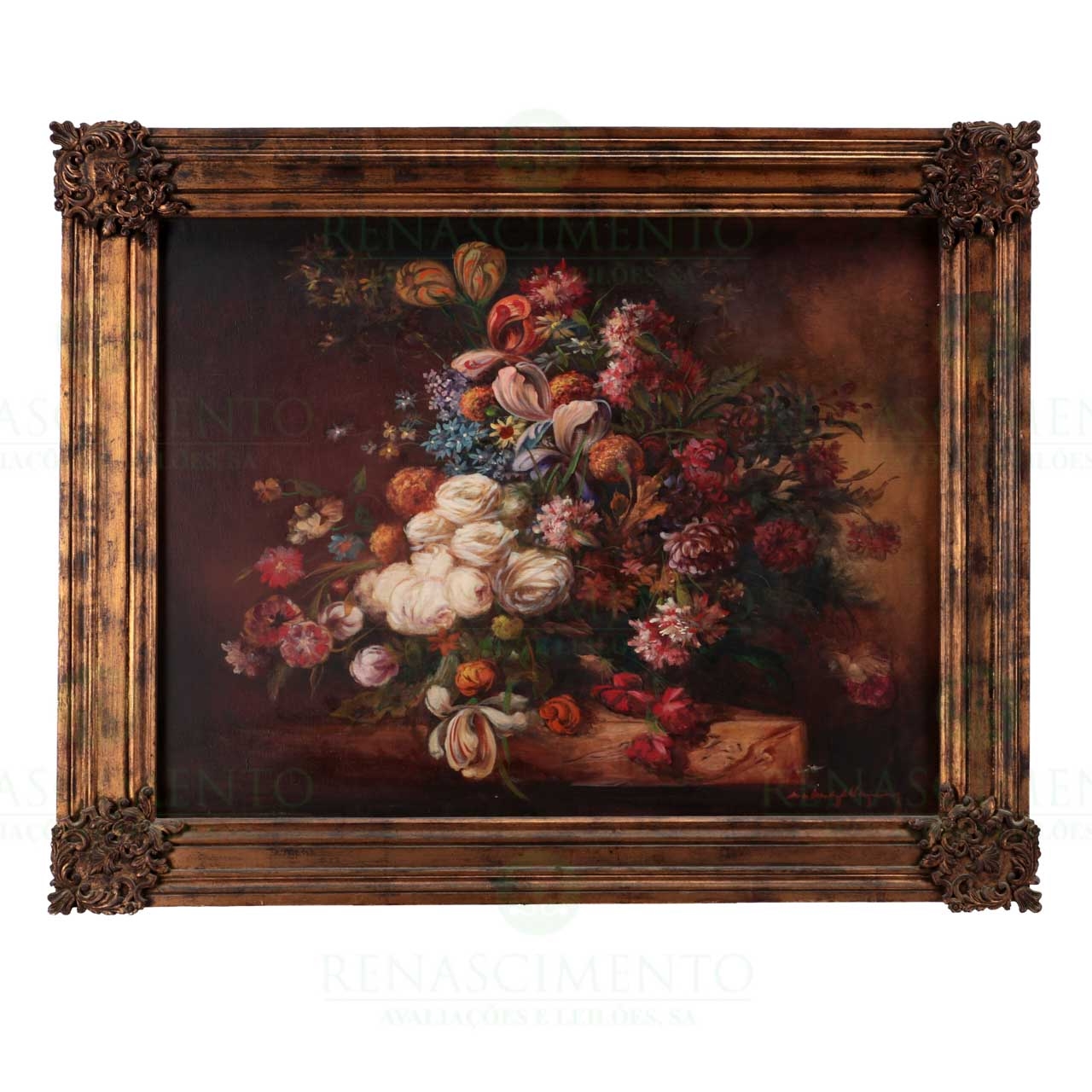 Artwork by Áttila Mendly De Vétyemy, FLORES, Made of oil on canvas