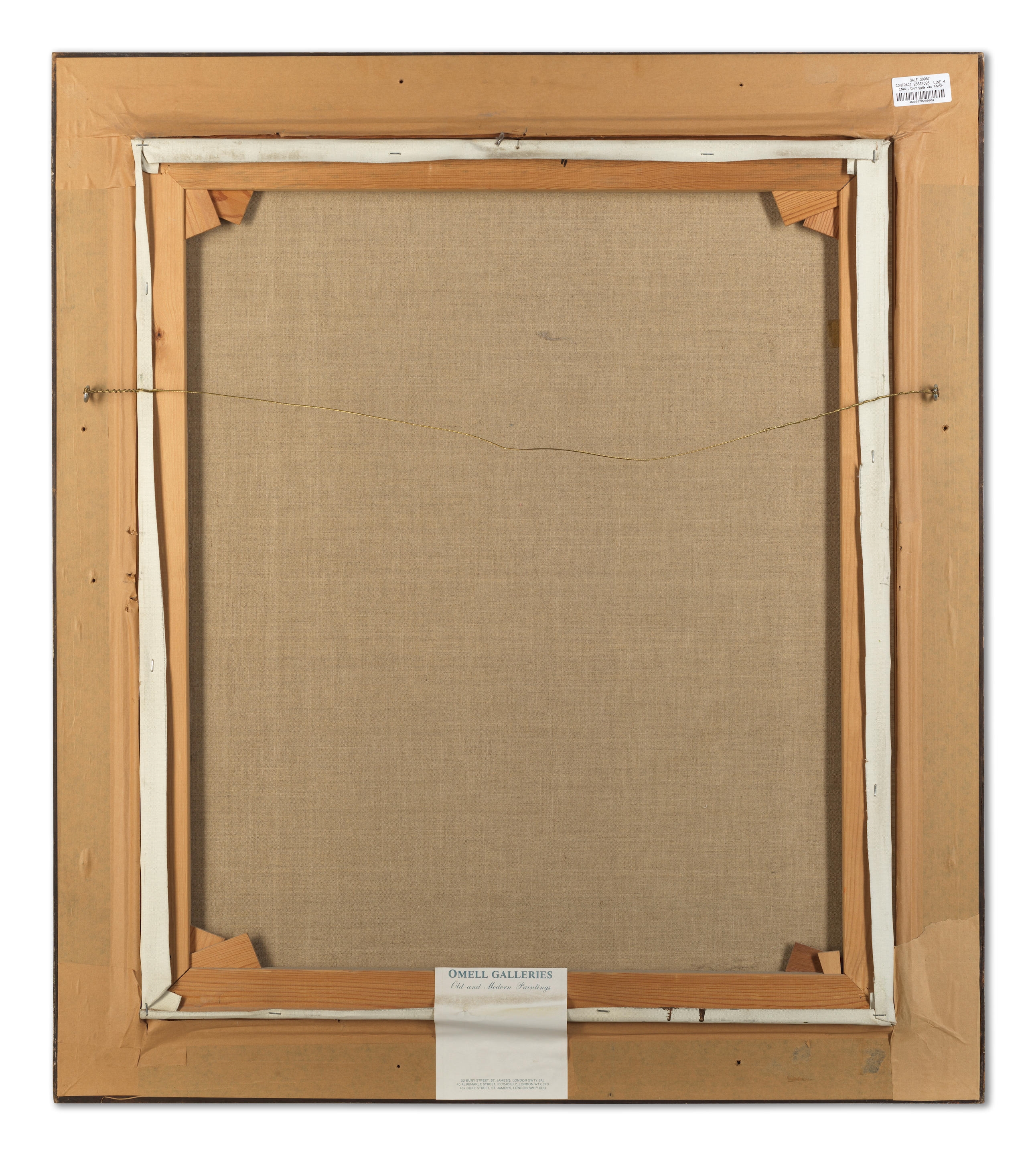 Artwork by Charles Neal, Reeds by a stream, Made of oil on canvas