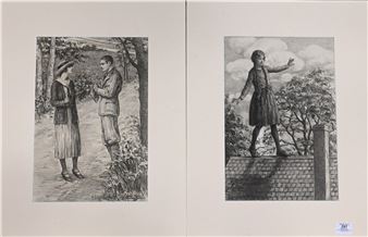 Set of Eight Elizabeth R. Withington (American 1880-1962) - Elizabeth R. Withington