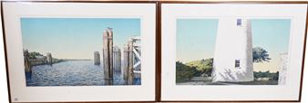 Set of Three Keith Rasmussen (American 1948-2006) Framed Seascapes - Keith Rasmussen