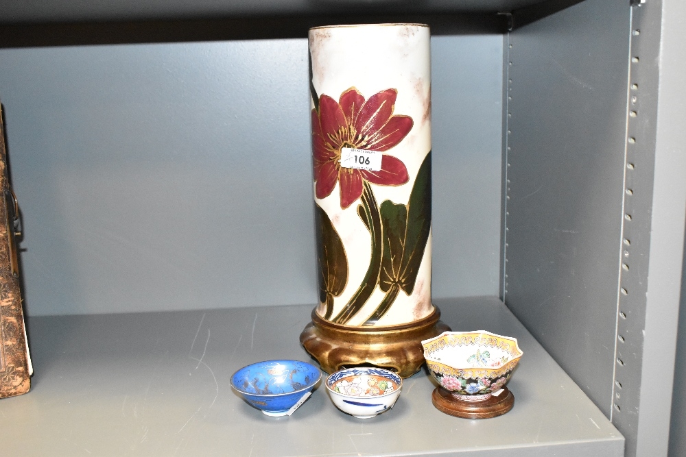 George Jones | A late 19th century George Jones vase, hand coloured ...