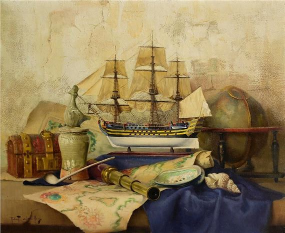Still Life - Nautical Treasures by Robert Chailloux