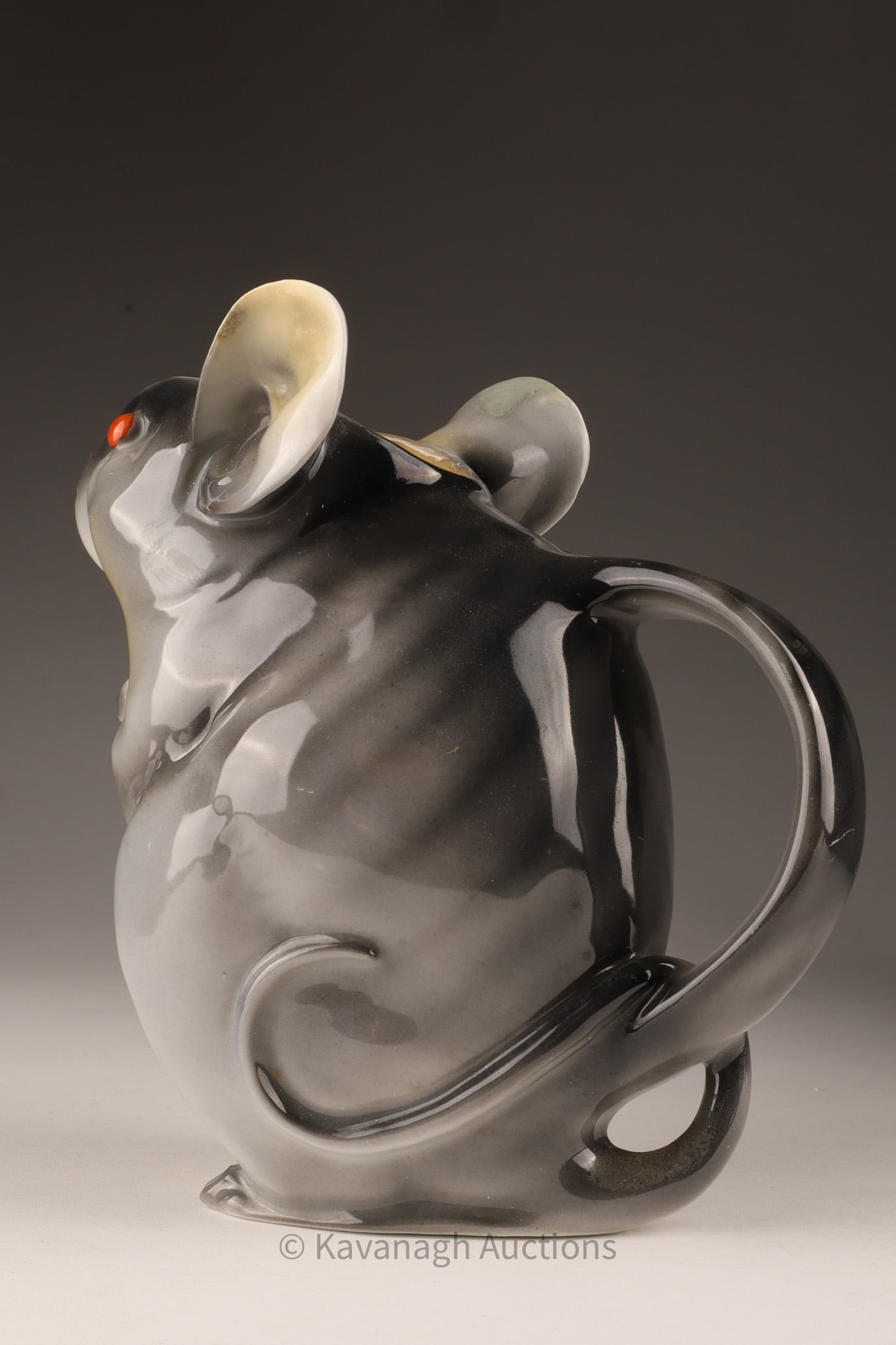 Royal Bayreuth | German Royal Bayreuth Mouse Milk Pitcher | MutualArt