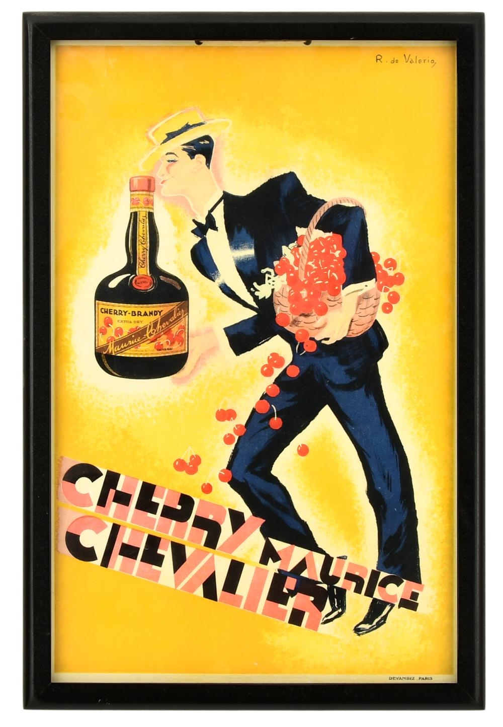 Artwork by Roger de Valerio, Cherry Maurice Chevalier, Made of Poster