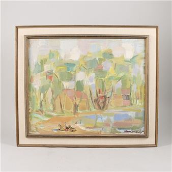 Sweden. Signed. Oil on canvas - Harald Sandberg