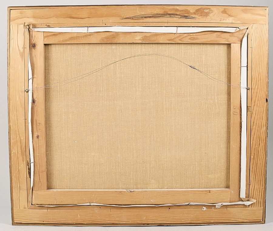 Artwork by Harald Sandberg, Sweden. Signed. Oil on canvas, Made of Oil on canvas