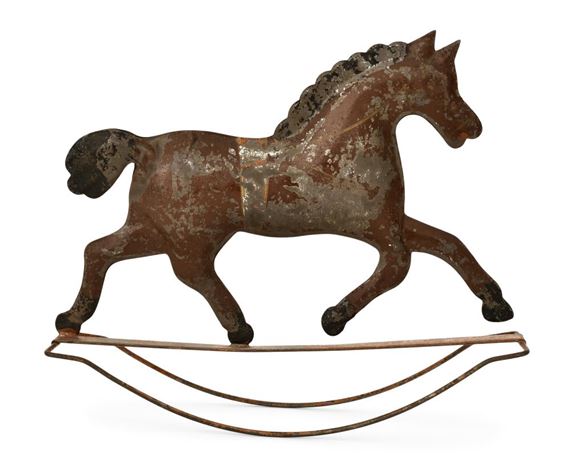George Brown | George Brown Tin Rocking Horse (Circa 1870) | MutualArt