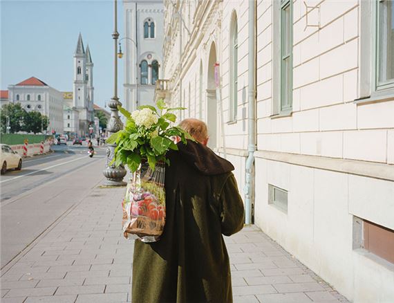 Man with Flower - Stephen Waddell