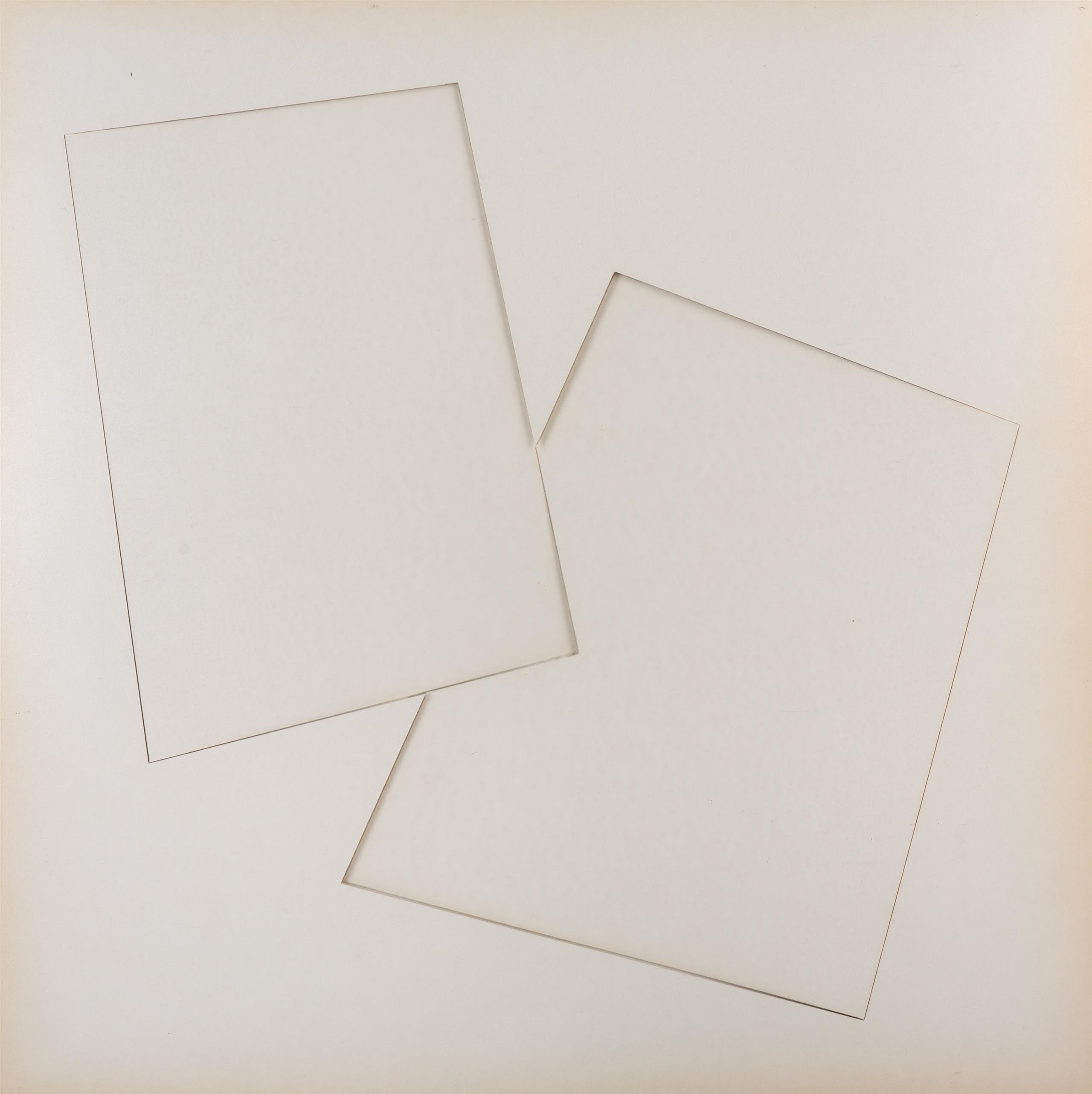 Artwork by Tom Mosley, Shadow Box A-2/76 1976, Made of Aluminium