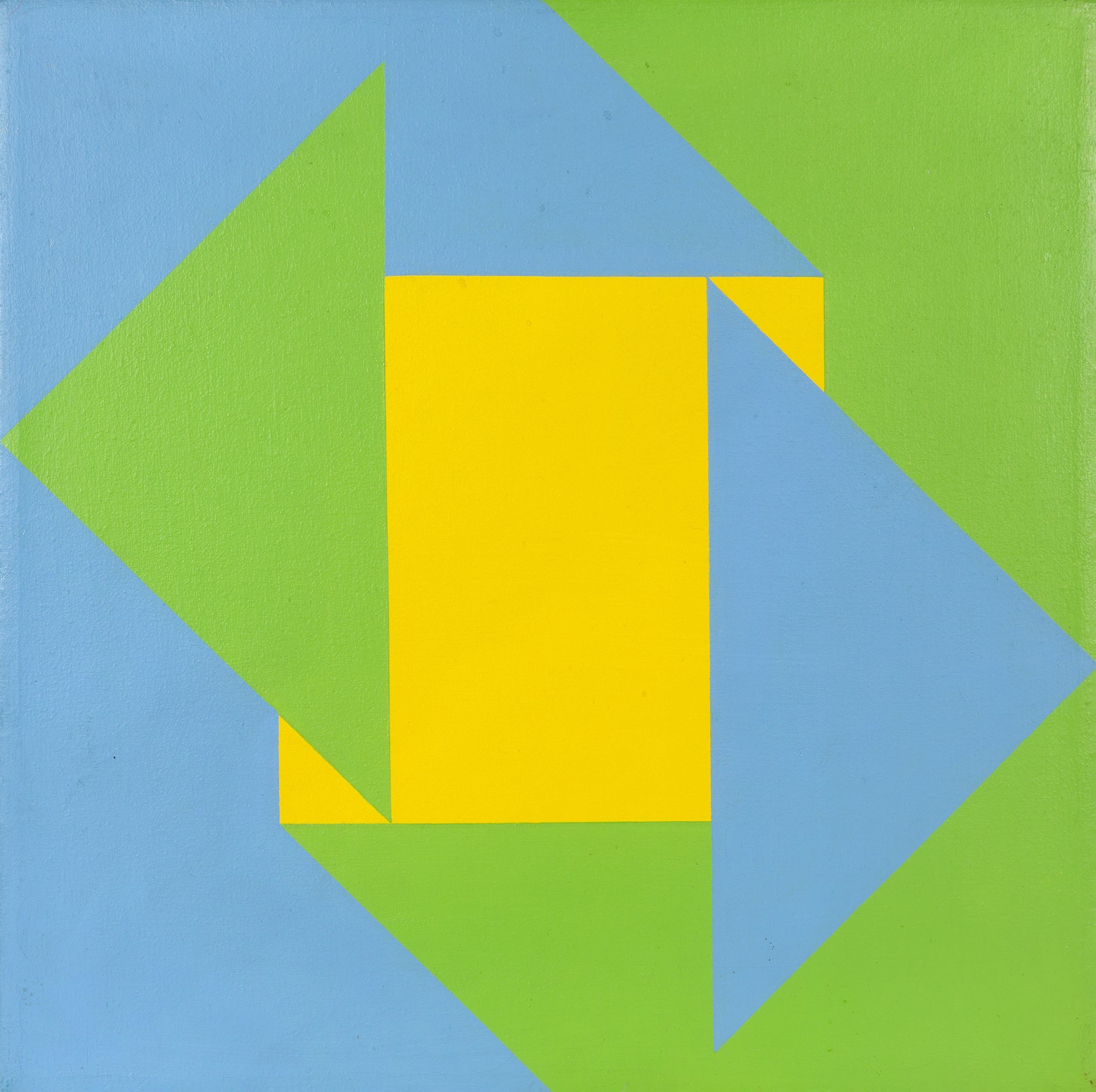 Artwork by Heijo Hangen, Bildnr. 6808 1968, Made of acrylic on canvas