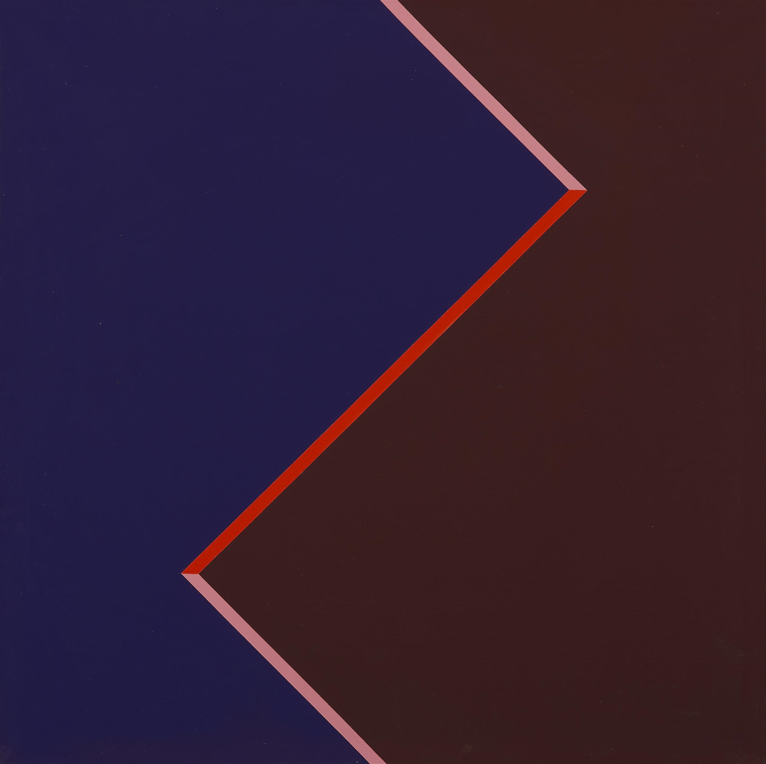 Artwork by Heijo Hangen, Bildnr. 7019 1970, Made of acrylic on nettle