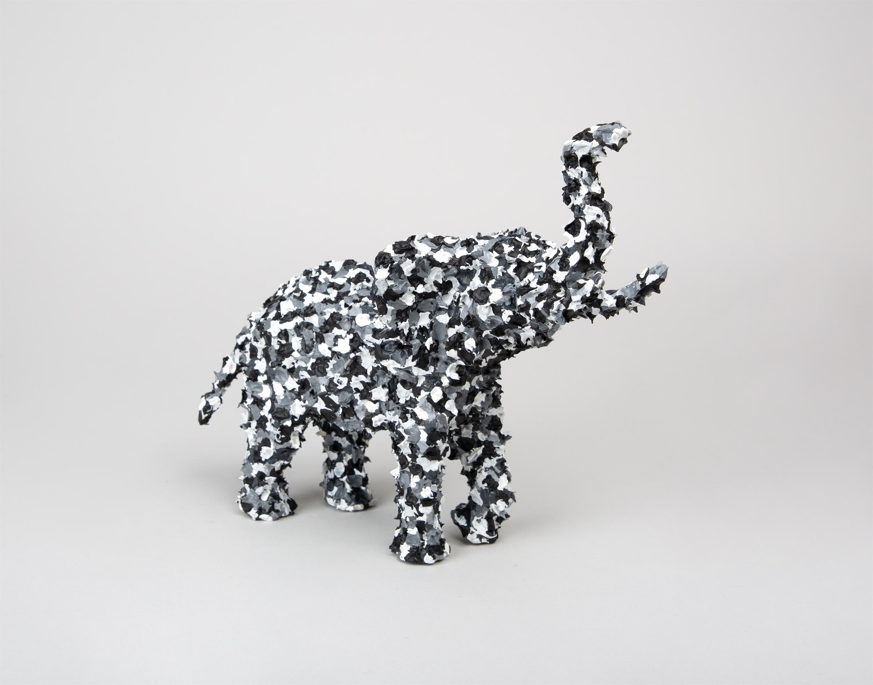 Artwork by Volker Hildebrandt, Jumbo / Muybridge Nr. 1 2006, Made of acrylic on plastic